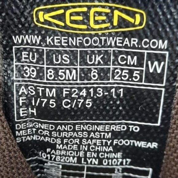 KEEN Santa FE 6" Steel Toe Boots Women's Size 8.5 - Picture 2 of 5